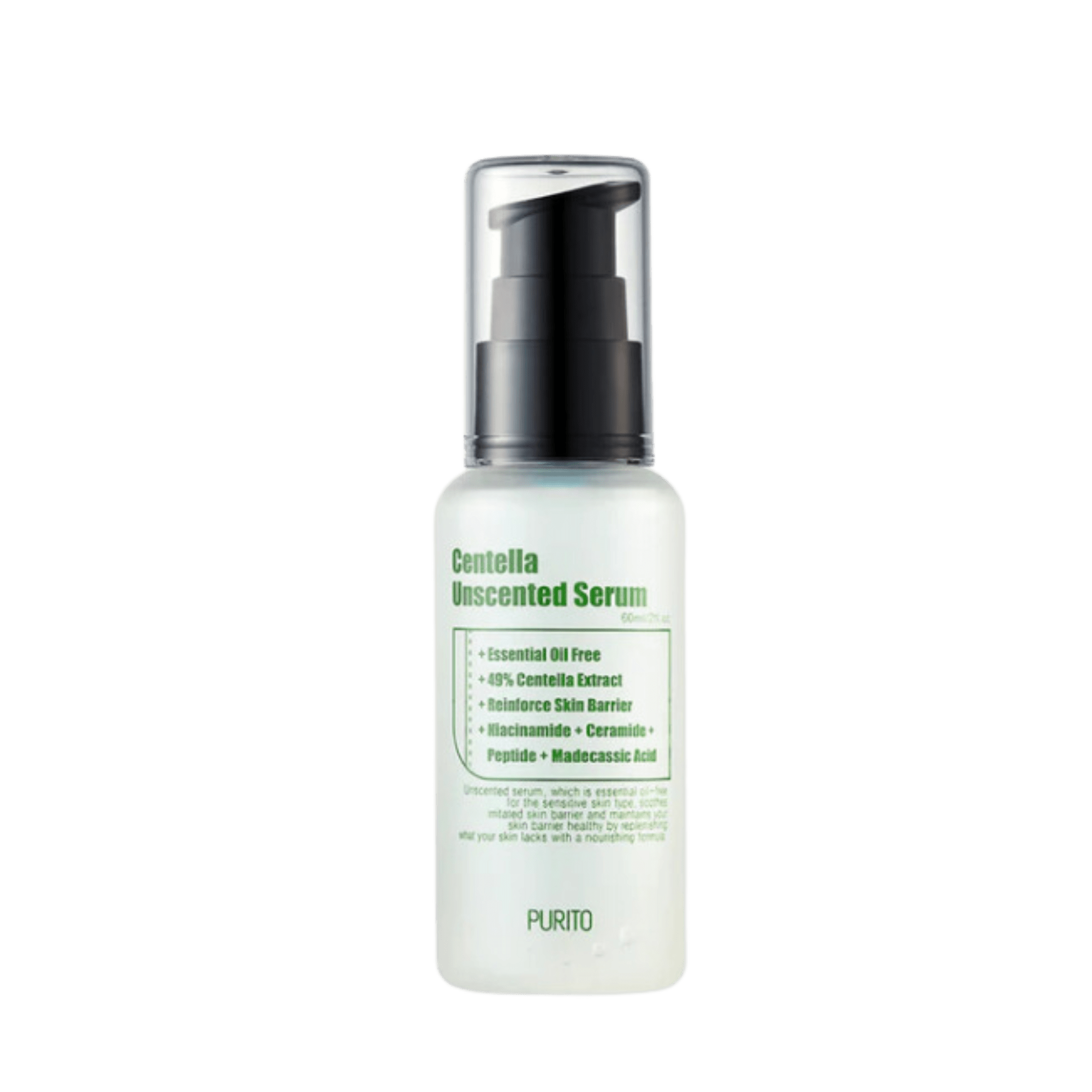 PURITO Centella Unscented Serum – veido serumas