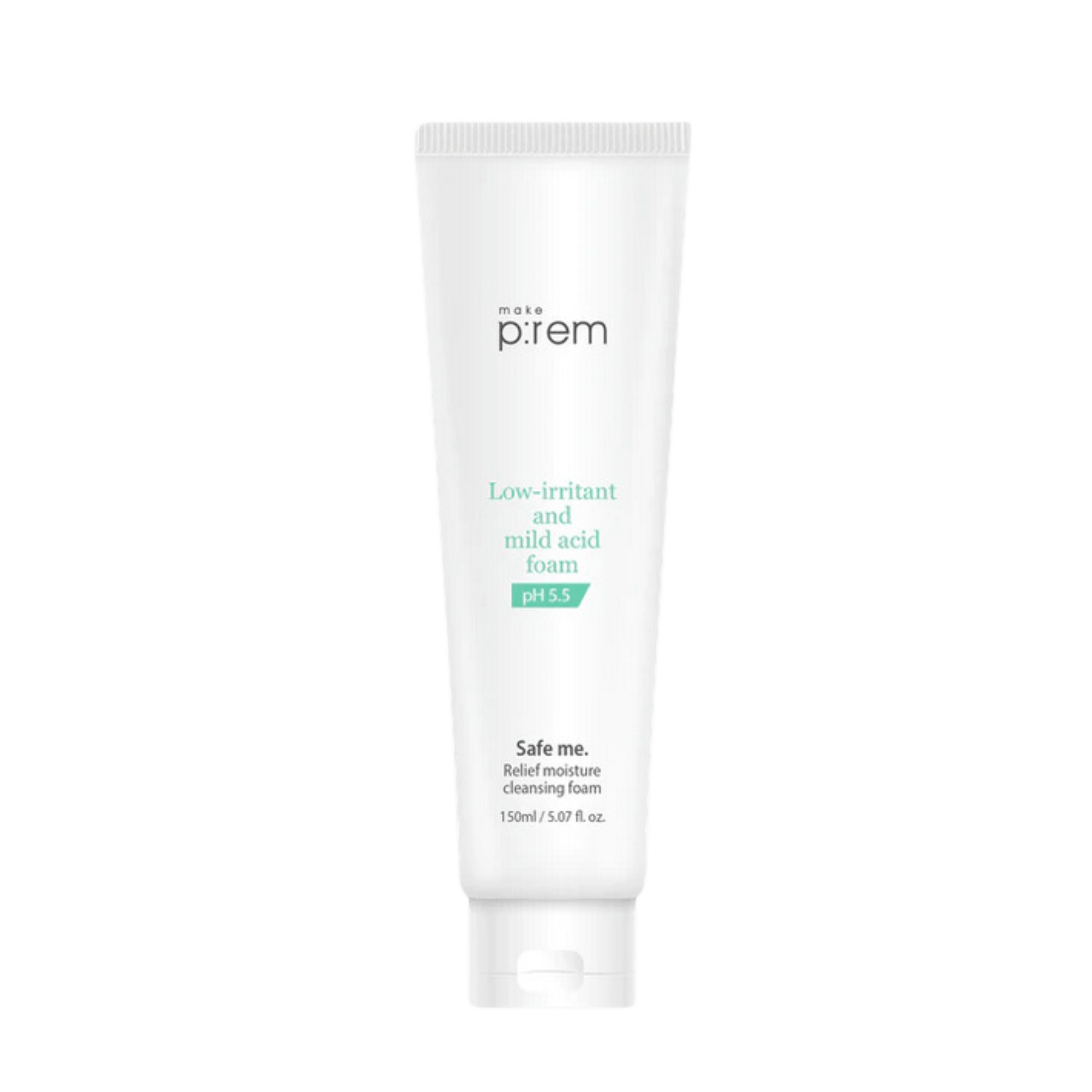 MAKE P:REM Safe Me. Relief Moisture Cleansing Foam – drėkinamasis veido prausiklis